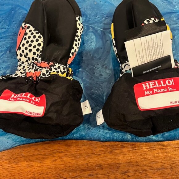 Burton Heater Mittens Gloves Girls Toddler 4T Excellent Condition - Picture 6 of 9
